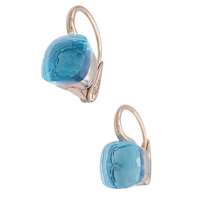 Boucles d'oreilles Boucles d'oreilles Pomellato, "Nudo Classic" topaze bleue, deux ors. 58 Facettes 32850