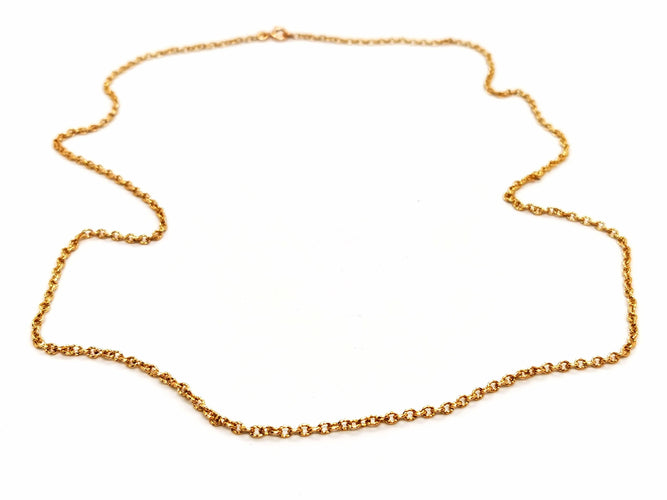 Collier Collier Maille ciselée Or jaune 58 Facettes 1637043CN