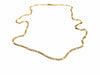 Necklace Figaro mesh necklace Yellow gold 58 Facettes 1141244CD