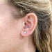 Stud earrings in white gold, diamonds. 58 Facettes 30742