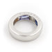 Ring 51 O.J. Perrin Bangle Ring White gold Sapphire 58 Facettes 1582973CN