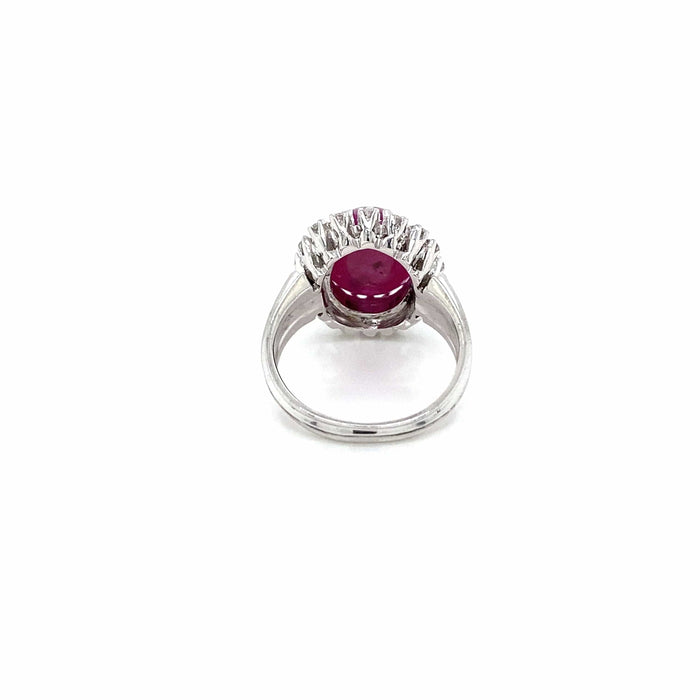 Bague 56 Bague cocktail Diamant Rubis 58 Facettes