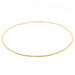 Necklace Twisted mesh necklace Yellow gold 58 Facettes 2283952CN