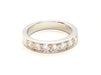 Ring 53 Half wedding ring White gold Diamond 58 Facettes 578772RV