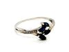 Ring 56 Ring White gold Sapphire 58 Facettes 1141364CD