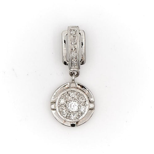 Collier Pendentif Or blanc Diamant 58 Facettes 2024920CN