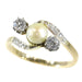 Bague 57 Bague diamant et perle 58 Facettes 18256-0148