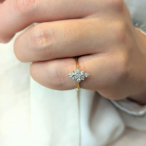 Bague Bague or jaune Diamants 58 Facettes 27308