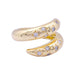 Ring 50 Chaumet ring, “Tango”, yellow gold and diamonds. 58 Facettes 33282