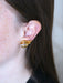 Boucles d'oreilles clip or et diamants 58 Facettes