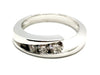 Ring 54 Trilogy Ring White Gold Diamond 58 Facettes 1950053CN