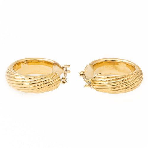 Boucles d'oreilles Boucles d'oreilles Créoles Or jaune 58 Facettes 2107060CN