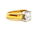 Bague 56 Bague Solitaire Or jaune Diamant 58 Facettes 06314CD