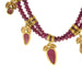 Collier Collier Or jaune Rubis 58 Facettes 35041