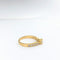 Bague Solitaire en or jaune et diamants 58 Facettes 20620