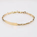 Bracelet Curb bracelet 2 golds 58 Facettes CVBR56