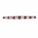 Brooch Art Deco bar brooch with diamonds and rubies 58 Facettes 22027-0057