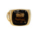 Ring 49 Chaumet signet ring, “Link”, yellow gold, smoky quartz. 58 Facettes 30844