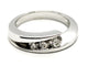 Bague 54 Bague Trilogie Or blanc Diamant 58 Facettes 1950053CN