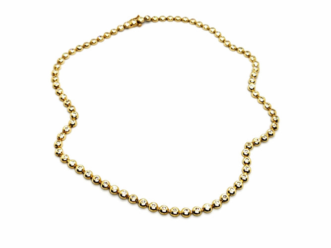 Collier Collier Or jaune Diamant 58 Facettes 1157624CN
