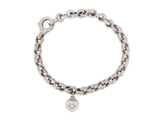 Bracelet bracelet CHOPARD happy or blanc 18k diamants 58 Facettes 256590