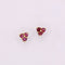 Boucles d'oreilles Boucle d’oreille clous en or jaune et trilogie rubis 58 Facettes