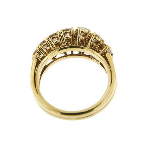 Bague 52 Bague double ligne diamants 58 Facettes 27750