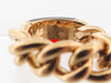 Bague 51 bague CHRISTIAN DIOR gourmette gm oeil de tigre or jaune 18k 58 Facettes 256695