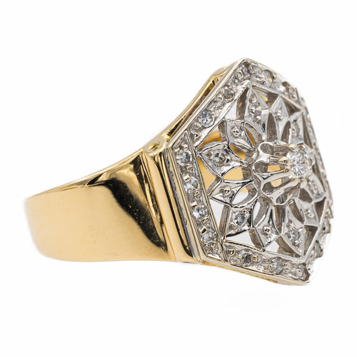 Bague 56 Bague Or jaune Diamant 58 Facettes 2560746CN