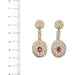 Boucles d'oreilles Boucles d'oreilles rubis et diamants 58 Facettes 28972