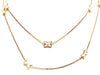 Chaumet necklace Long necklace Set of links Pink gold Diamond 58 Facettes 1347094CN