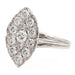 Bague 58 Bague Marquise Or blanc Diamant 58 Facettes 2414551CN