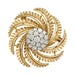 Cartier brooch in yellow gold and diamonds. 58 Facettes 31850