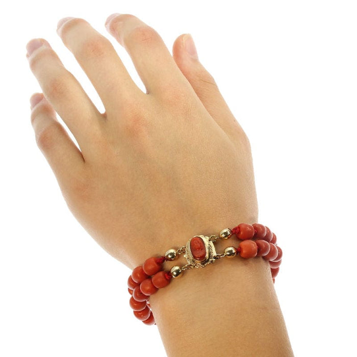 Bracelet Bracelet corail 58 Facettes 15178-0146