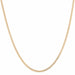 Yellow gold chain necklace with curb chain 58 Facettes 16-389A