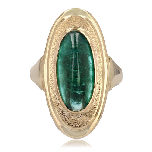 Bague 51 Bague tourmaline pain de sucre et or 58 Facettes CV87