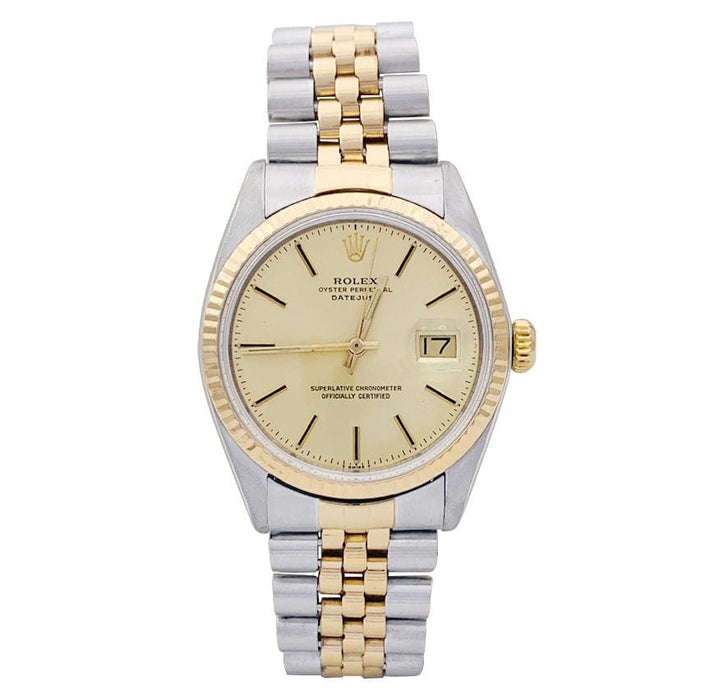 Montre Montre Rolex, "Oyster Perpetual Datejust", or jaune et acier. 58 Facettes 32704