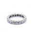 Ring 53 / White/Grey / 750 Gold Alliance 19 Diamonds 58 Facettes 150377R
