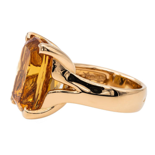 Bague 54 Bague Cocktail Or jaune Topaze 58 Facettes 2308536CN