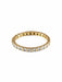 Yellow Gold Ring / 61 / Diamonds "AMERICAN" ALLIANCE 27 DIAMONDS 58 Facettes BO/210014