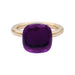 Ring 51 Pomellato ring, "Nudo Classic" collection, pink gold and amethyst. 58 Facettes 33208