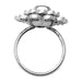 Ring 53 Daisy ring in white gold, diamonds. 58 Facettes 26243
