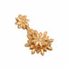 CHISELED GOLD “JASMINE” PENDANT 58 Facettes BO/220074 NSS