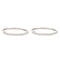 Boucles d'oreilles Boucles d'oreilles Créoles Or blanc Diamant 58 Facettes 2208701CN