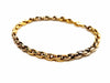 Bracelet Oval mesh bracelet Yellow gold 58 Facettes 1161958CD