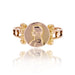 Ring 46 Old rose gold Virgin Mary ring 58 Facettes 22-519