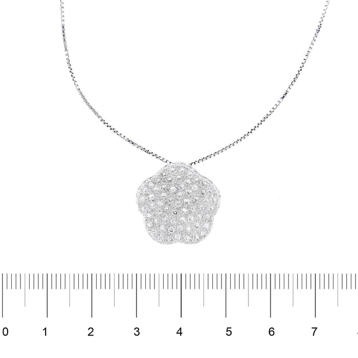 Collier Collier pendentif fleur Diamants 58 Facettes 15146