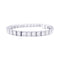 Bracelet Bracelet ligne or blanc, platine, diamants. 58 Facettes 33496