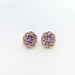 Boucles d'oreilles Boucles d'oreilles Florales or jaune et améthystes 58 Facettes 27254