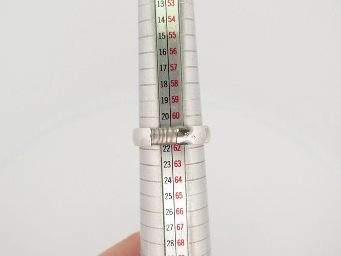 Bague 61 HERMES - Bague Or blanc 58 Facettes 242678